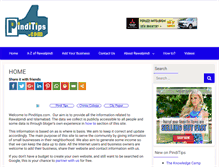 Tablet Screenshot of pinditips.com
